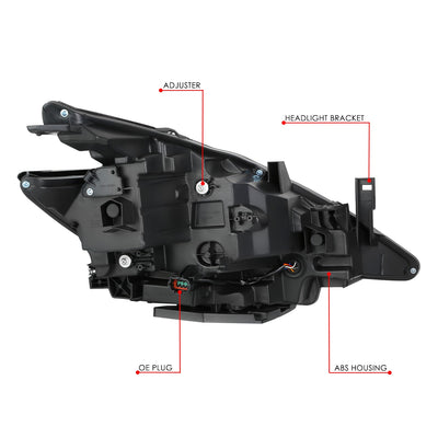 Factory Style Left Side Headlight<br>19-21 Nissan Murano