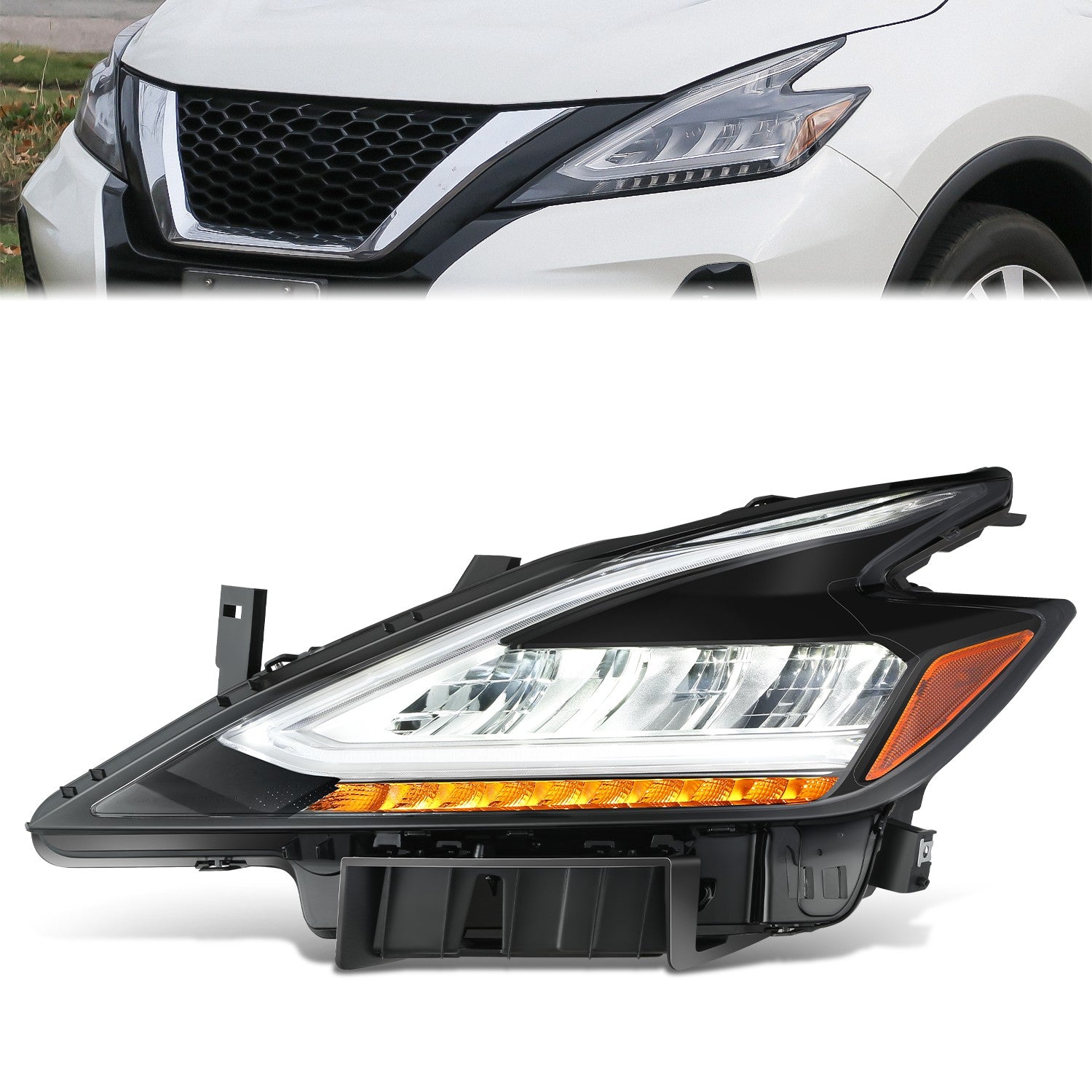 Factory Style Left Side Headlight<br>19-21 Nissan Murano