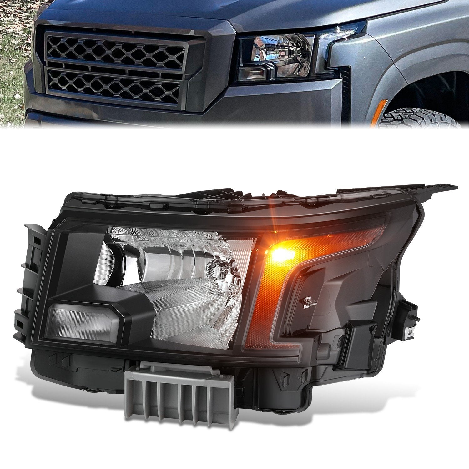 Factory Style Left Side Headlight Lamps <br>22-25 Nissan Frontier