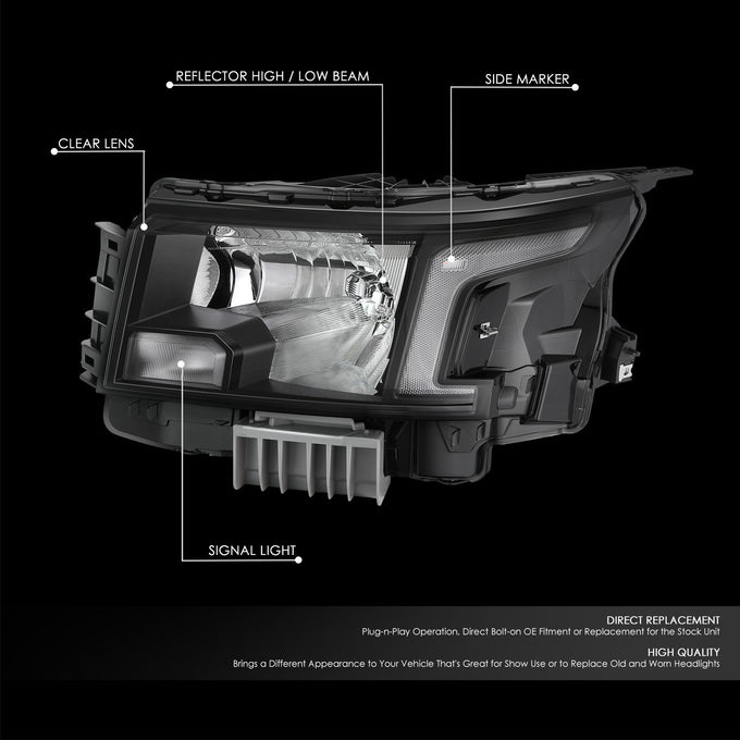 Factory Style Left Side Headlight Lamps <br>22-25 Nissan Frontier