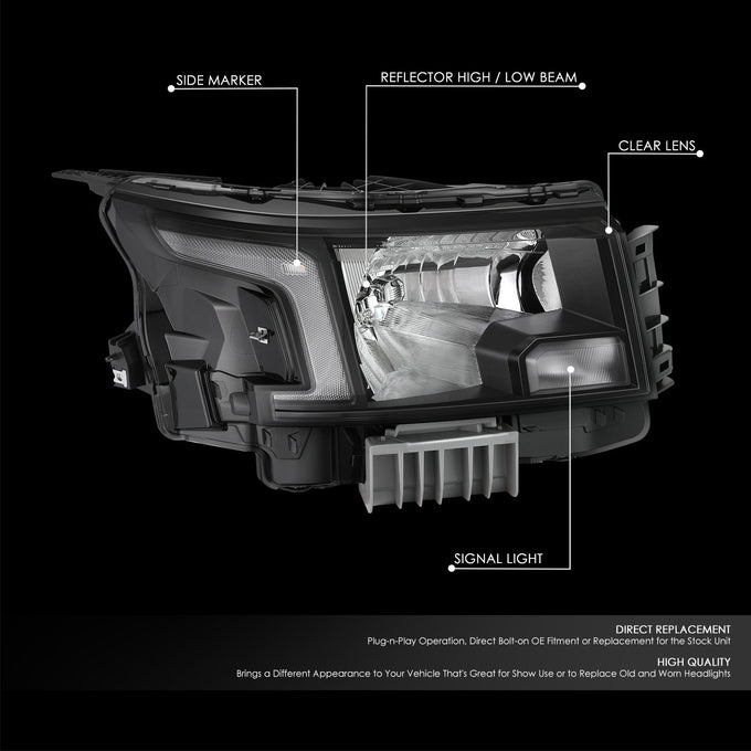 Factory Style Right Side Headlight Lamps <br>22-25 Nissan Frontier