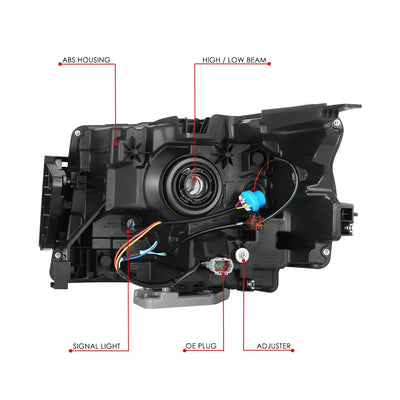 Factory Style Right Side Headlight Lamps <br>22-25 Nissan Frontier