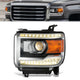 Factory Style Left Side Headlight<br>14-18 GMC Sierra 1500, 15-19 2500 3500 HD