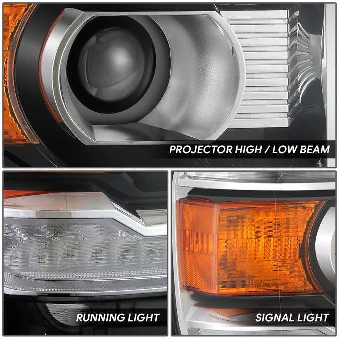Factory Style Right Side Headlight<br>14-18 GMC Sierra 1500, 15-19 2500 3500 HD