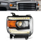 Factory Style Right Side Headlight<br>14-18 GMC Sierra 1500, 15-19 2500 3500 HD