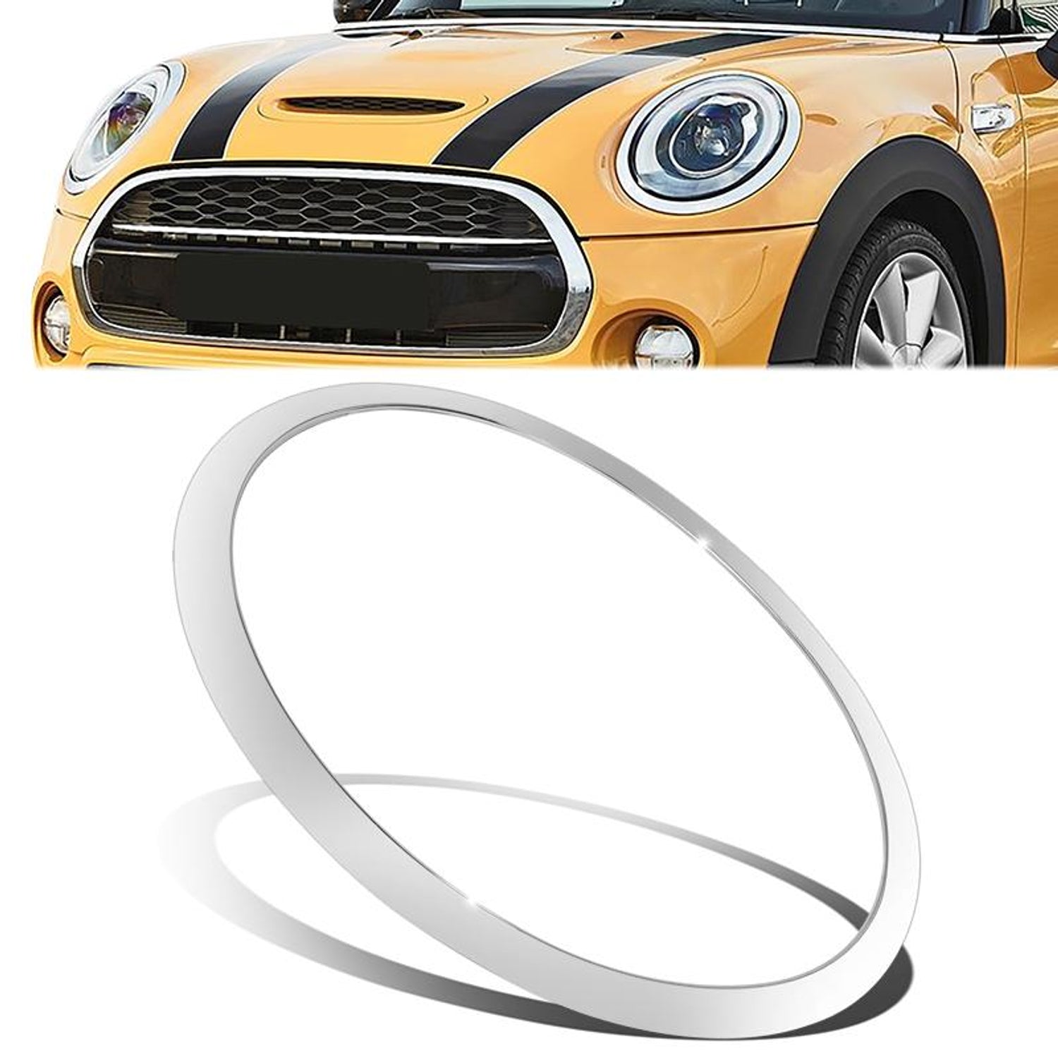 Factory Style Right Headlight Bezel Retaining Ring Trim <br>14-23 Mini Cooper