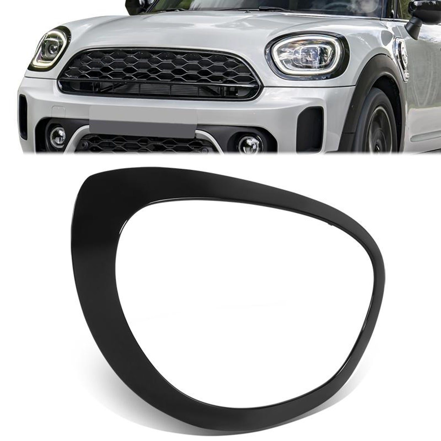Factory Style Right Headlight Bezel Retaining Ring Trim <br>17-23 Mini Cooper Countryman