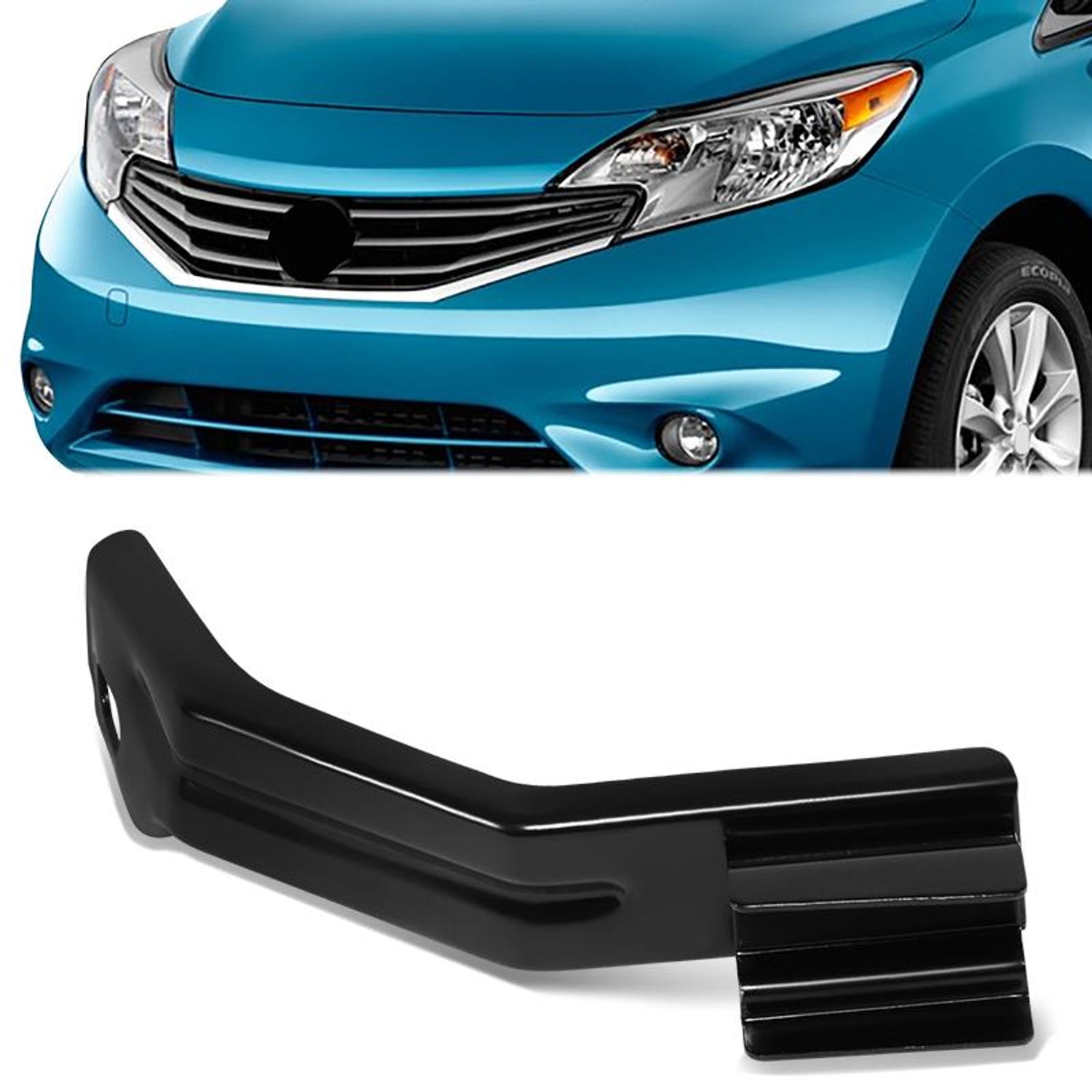 Factory Style Left Side Headlight Bracket <br>15-19 Nissan Versa Sedan
