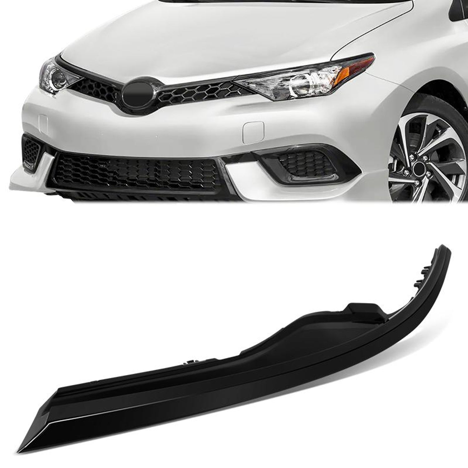 Factory Style Left Side Headlight Trim <br>2016 Scion iM, 17-18 Toyota Corolla iM