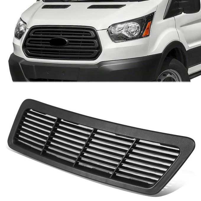Factory Style Driver Side Hood Vent Grille Insert <br>22-24 Ford E-Transit, 15-24 Transit-150, 250, 350
