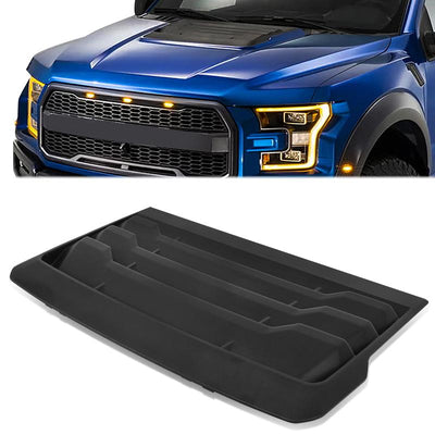 Factory Style Center Hood Scoop Vent Grille Insert <br>Ford F-150 Raptor