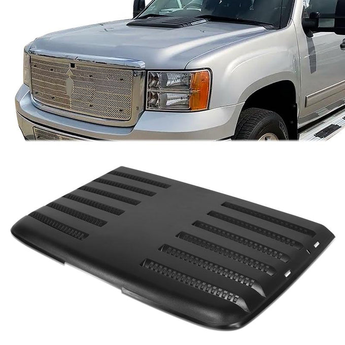 Factory Style Hood Vent Grille Panel Insert <br>11-14 GMC Sierra 2500 HD, 3500 HD