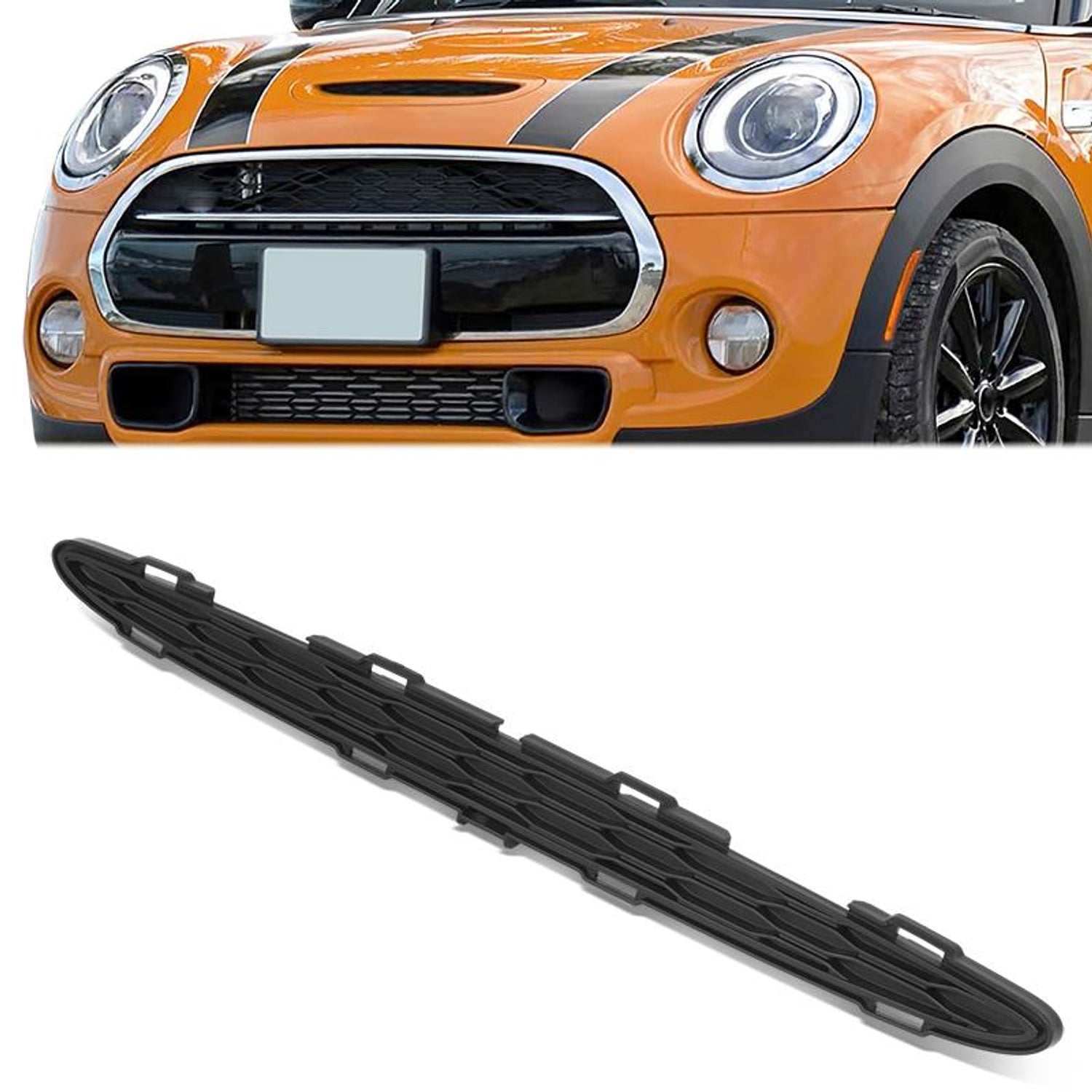 Factory Style Hood Vent Grille Panel Insert <br>14-21 Mini Cooper, 16-21 Clubman