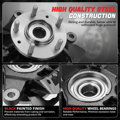 Front Right Side Loaded Knuckle Assembly <br> 07-12 Mazda CX-7 CX-9