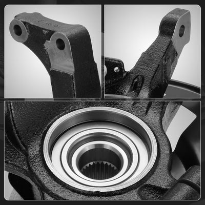 Front Right Steering Knuckle&Wheel Hub Bearing <br>01-12 Escape Tribute Mariner