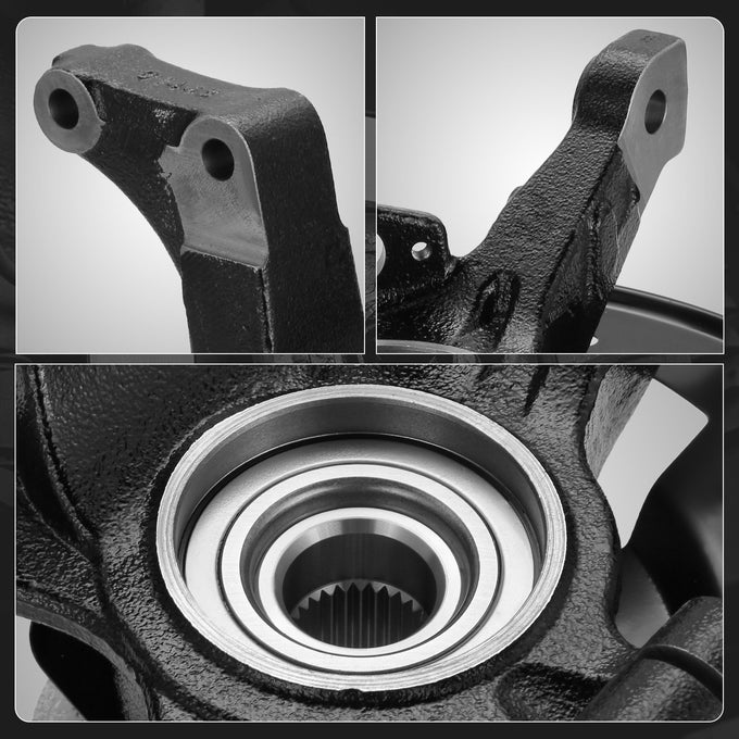 Front Right Steering Knuckle&Wheel Hub Bearing <br>01-12 Escape Tribute Mariner