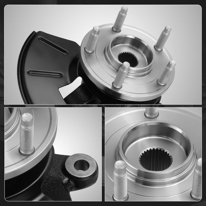 Front Left Knuckle & Wheel Hub Bearing Assembly <br>01-12 Escape Tribute Mariner