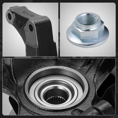 Front Right Knuckle&Wheel Hub Bearing Assembly <br>01-12 Escape Tribute Mariner