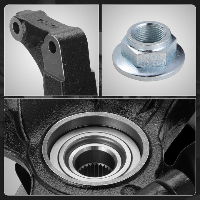 Front Right Knuckle&Wheel Hub Bearing Assembly <br>01-12 Escape Tribute Mariner