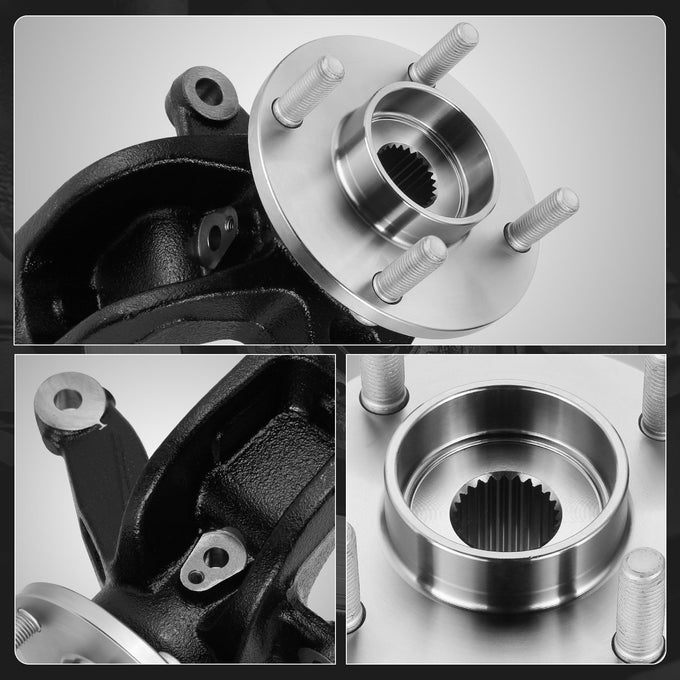Front Left Side Loaded Knuckle Assembly <br> 06-11 Ford Focus