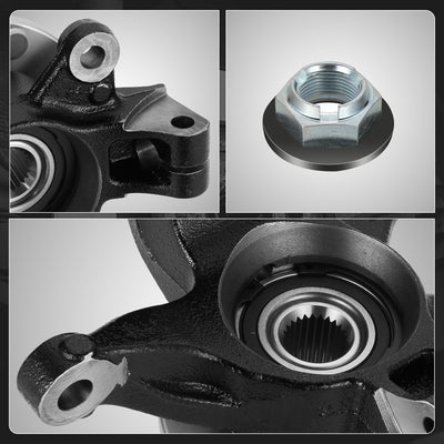 Front Right Side Loaded Knuckle Assembly <br> 06-11 Ford Focus