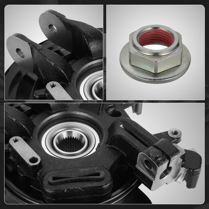 Rear Left Side Loaded Knuckle Assembly <br> 06-10 Ford Explorer, Mercury Mountaineer