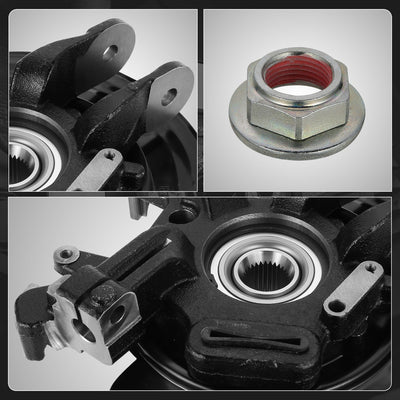Rear Right Side Loaded Knuckle Assembly <br> 06-10 Ford Explorer, Mercury Mountaineer