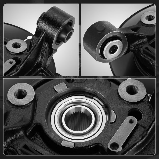 Rear Left Side Loaded Knuckle Assembly <br> 07-10 Ford Explorer Sport Trac, 06-10 Mercury Mountainee