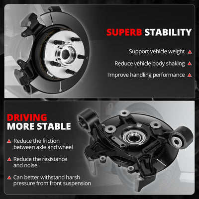 Rear Right Side Loaded Knuckle Assembly <br> 07-10 Ford Explorer Sport Trac, 06-10 Mercury Mountainee