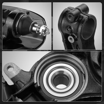 Front Right Side Loaded Knuckle Assembly <br>13-16 Honda Accord