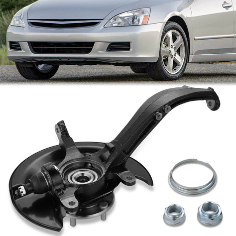 Front Left Side Loaded Knuckle Assembly <br>03-07 Honda Accord 2.4L