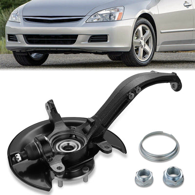 Front Left Side Loaded Knuckle Assembly <br>03-07 Honda Accord 2.4L
