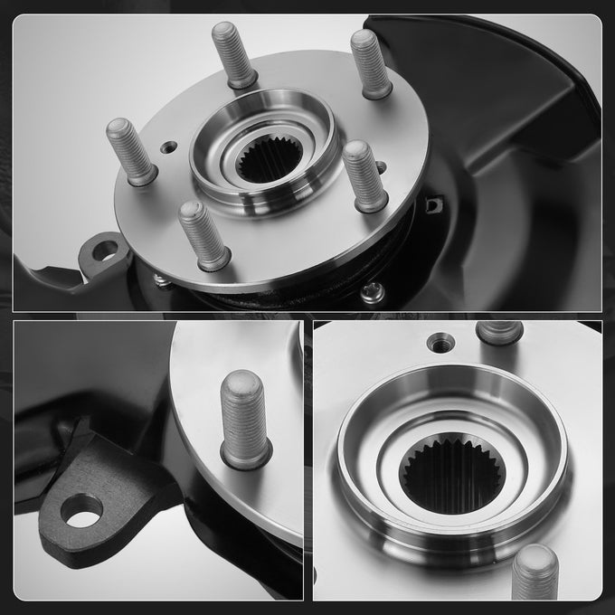 Front Left Side Loaded Knuckle Assembly <br>03-07 Honda Accord 2.4L