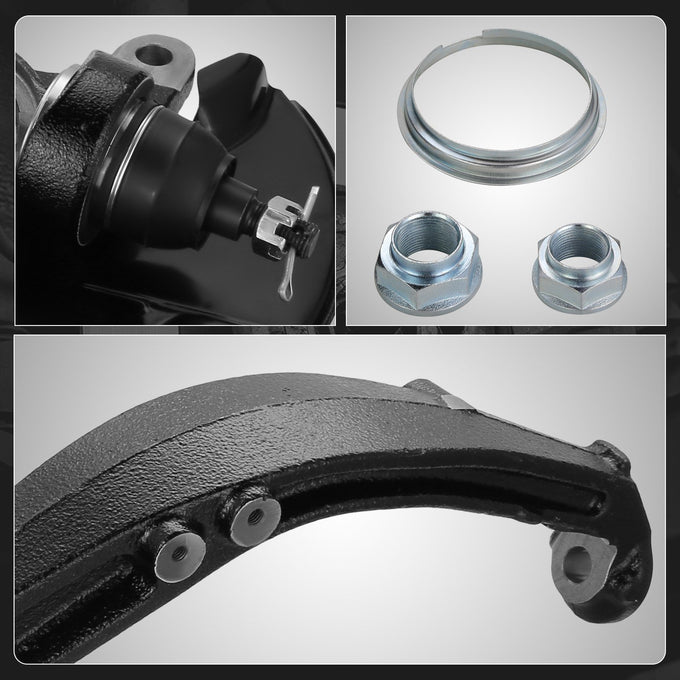 Front Left Side Loaded Knuckle Assembly <br>03-07 Honda Accord 2.4L