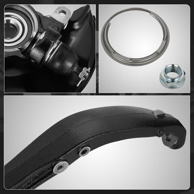 Factory Style Front Left Side Loaded Knuckle Assembly <br>09-14 Acura TSX, 08-12 Honda Accord