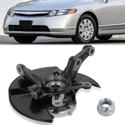 Front Left Side Loaded Knuckle Assembly <br>06-11 Honda Civic