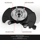 Front Right Side Loaded Knuckle Assembly <br>06-11 Honda Civic