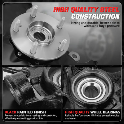 Front Right Side Loaded Knuckle Assembly <br>06-11 Honda Civic