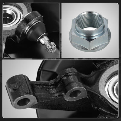 Front Left Side Loaded Knuckle Assembly <br> 03-05 Honda Civic