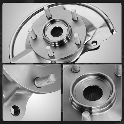 Front Right Side Loaded Knuckle Assembly <br> 07-12 Dodge Caliber, 07-17 Jeep Compass Patriot