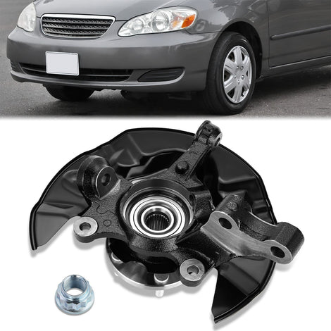 Front Left Side Loaded Knuckle Assembly <br> 03-08 Toyota Corolla