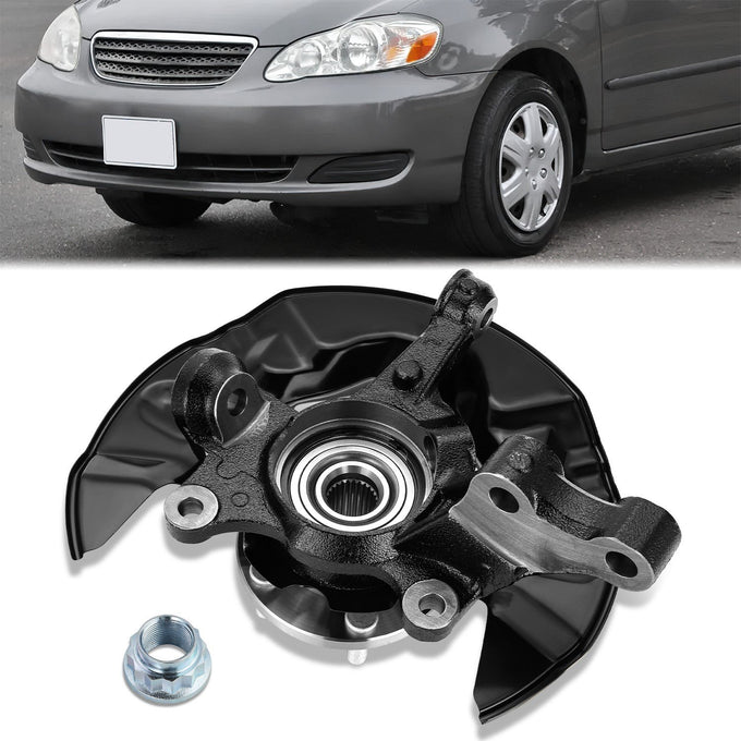 Front Left Side Loaded Knuckle Assembly <br> 03-08 Toyota Corolla