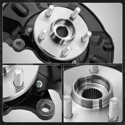Front Left Side Loaded Knuckle Assembly <br> 03-08 Toyota Corolla