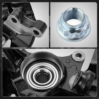 Front Left Side Loaded Knuckle Assembly <br> 03-08 Toyota Corolla