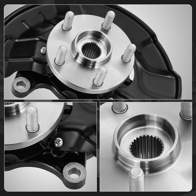 Front Left Side Loaded Knuckle Assembly <br> 03-08 Toyota Corolla