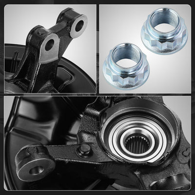Front Left Side Loaded Knuckle Assembly <br> 03-08 Toyota Corolla