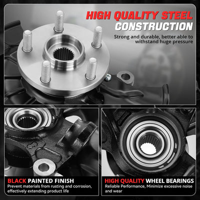 Front Right Side Loaded Knuckle Assembly <br> 03-08 Toyota Corolla