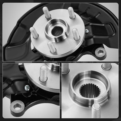Front Right Side Loaded Knuckle Assembly <br> 03-08 Toyota Corolla