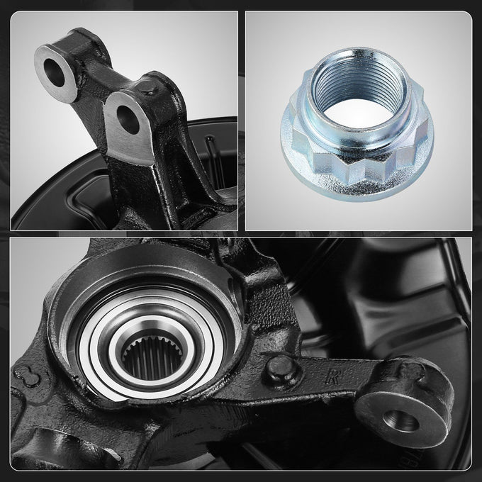 Front Right Side Loaded Knuckle Assembly <br> 03-08 Toyota Corolla