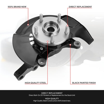 Front Left Side Loaded Knuckle Assembly <br>04-06 Toyota Camry